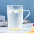 450ml Clear Juice Drinking Cup Glass με λαβή